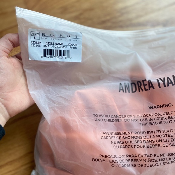 LIMA PEACH ONE PIECE SWIMSUIT ANDREA IYAMAH - Picture 7 of 9